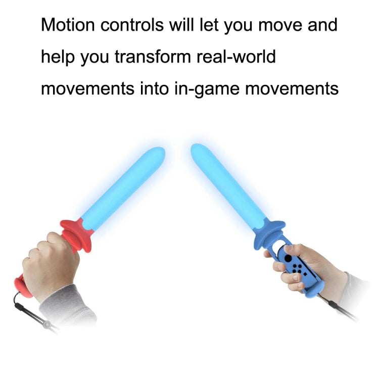 DOBE TNS-2109 Left and Right Handle Somatosensory Luminous Sword for Nintendo Switch(Blue) by DOBE