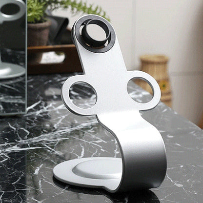 Punch Free Standing Hair Dryer Stand For Dyson 002 Silver by bashfashion