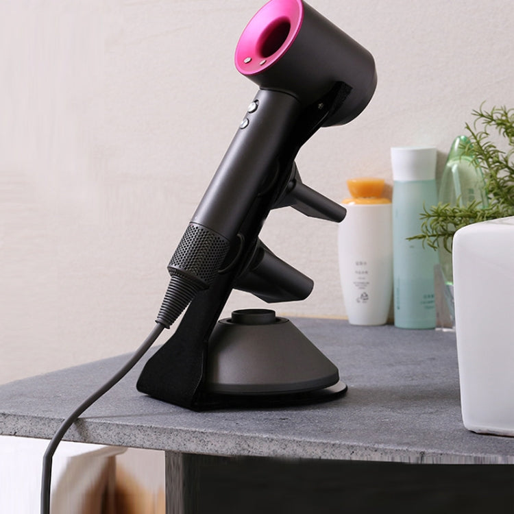 Punch Free Standing Hair Dryer Stand For Dyson 003 Black by bashfashion