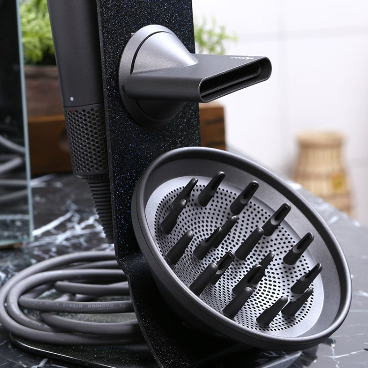 Punch Free Standing Hair Dryer Stand For Dyson 004 Black by bashfashion