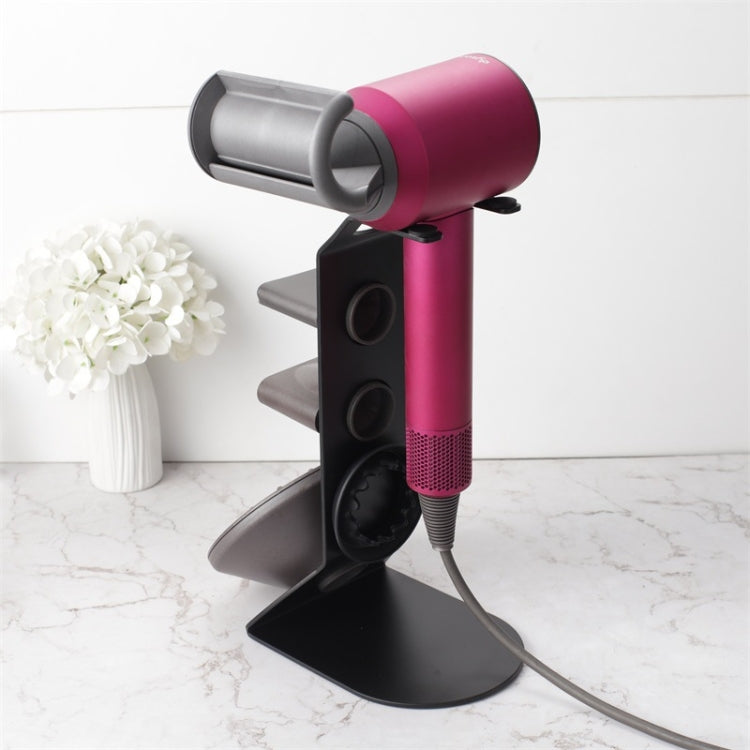Punch Free Standing Hair Dryer Stand For Dyson 004 Black by bashfashion