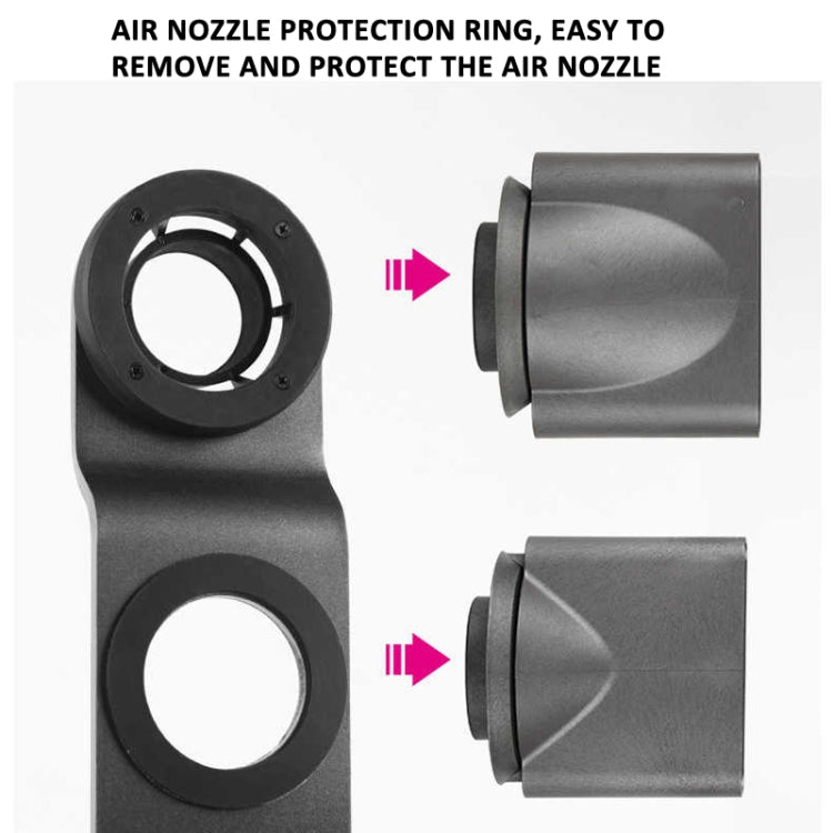 For Dyson Supersonic Hair Dryer Stand Holder With Cable Storage Function(Rose Red) by bashfashion