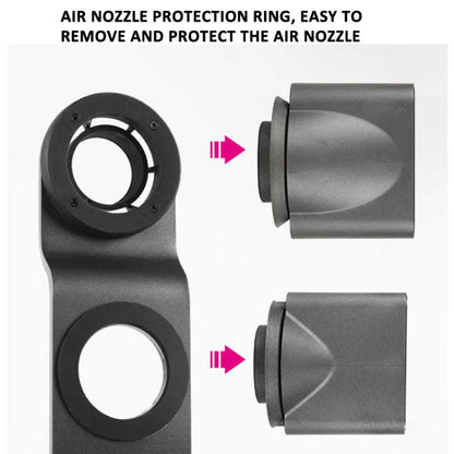 For Dyson Supersonic Hair Dryer Stand Holder With Cable Storage Function(Silver) by bashfashion