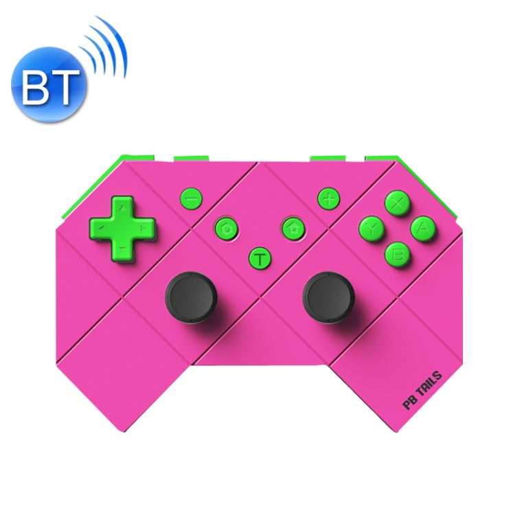 PB TAILS For Switch Bluetooth Wireless Gamepad, Style: Ordinary Edition (Rose Red) by bashfashion
