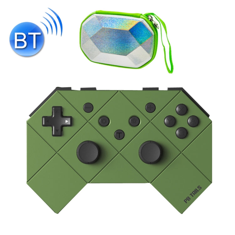PB TAILS For Switch Bluetooth Wireless Gamepad, Style: Deluxe Edition (Army Green) by bashfashion