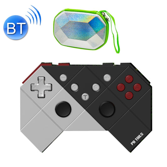 PB TAILS For Switch Bluetooth Wireless Gamepad, Style: Deluxe Edition (Black Silver) by bashfashion