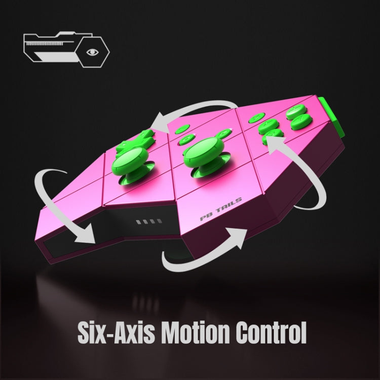 PB TAILS For Switch Bluetooth Wireless Gamepad, Style: Deluxe Edition (Black Silver) by bashfashion