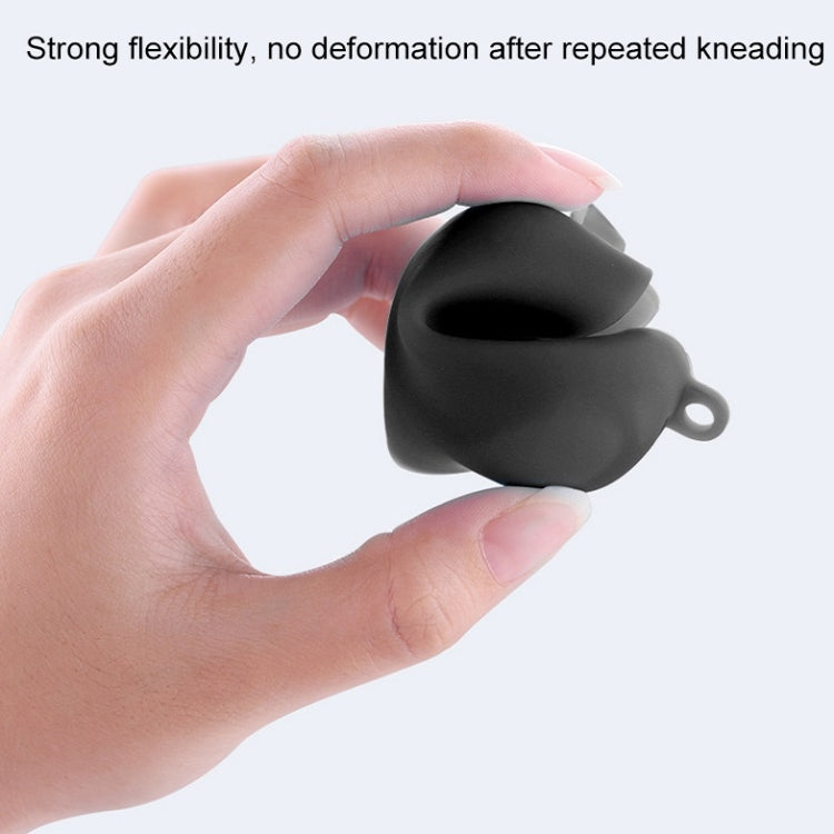 2 PCS Thumb Camera Silicone Case + Lanyard For Insta360 GO2(Black) by bashfashion