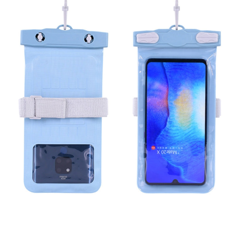 Tteoobl Diving Phone Waterproof Bag Can Be Hung Neck Or Tied Arm, Size: Extra 7.2 Inch(Gray Blue) by Tteoobl