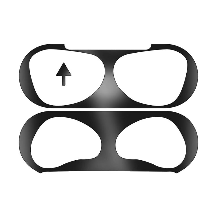 2 PCS Headphone Inner Cover Sticker Dustproof Protective Film For Airpods 3(Black) by bashfashion