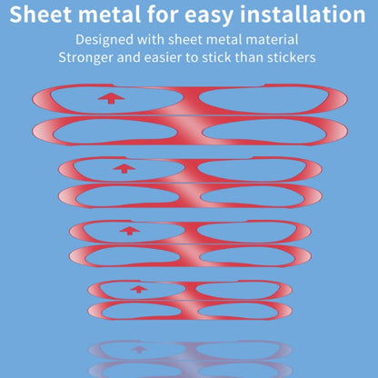 2 PCS Headphone Inner Cover Sticker Dustproof Protective Film For Airpods 3(Black) by bashfashion