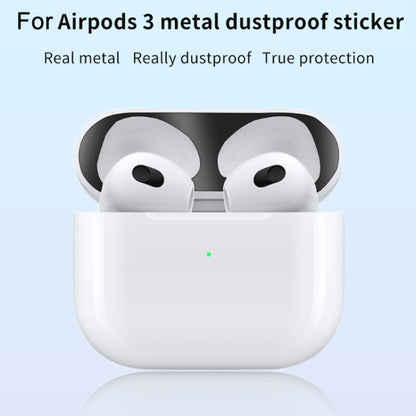 2 PCS Headphone Inner Cover Sticker Dustproof Protective Film For Airpods 3(Blue) by bashfashion