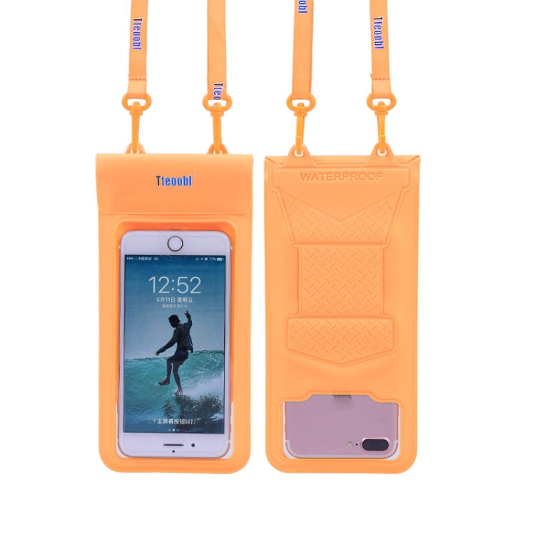 Tteoobl 30m Underwater Mobile Phone Waterproof Bag, Size: Small(Yellow) by Tteoobl