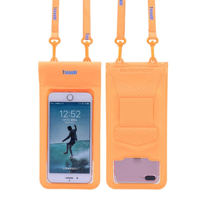 Tteoobl 30m Underwater Mobile Phone Waterproof Bag, Size: Small(Yellow) by Tteoobl