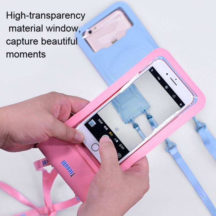 Tteoobl 30m Underwater Mobile Phone Waterproof Bag, Size: Small(Yellow) by Tteoobl