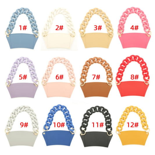 Phone Case Plastic Bracelet DIY Bag Carry Strap Cup Sleeve(Khaki) by bashfashion