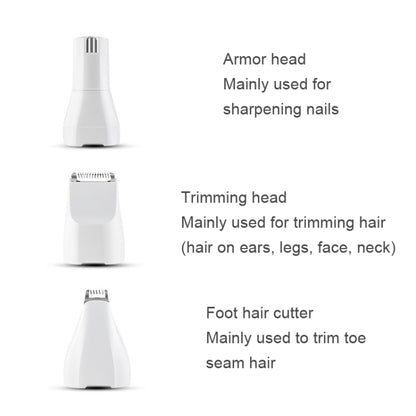 Pet USB Electric Shaver Dog Hair Trimming Nail Polisher by bashfashion