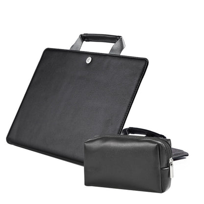 Laptop Bag Protective Case Tote Bag For MacBook Pro 15.4 inch, Color: Black + Power Bag by bashfashion