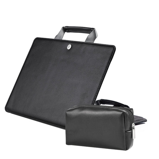 Laptop Bag Protective Case Tote Bag For MacBook Pro 15.4 inch, Color: Black + Power Bag by bashfashion