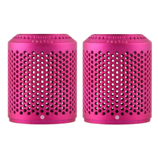 2 PCS Outer Cover Dust Filter for Dyson Hair Dryer HD01/HD03/HD08(Rose Red) by bashfashion