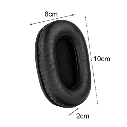 2 PCS Headset Sponge Earmuffs For SONY MDR-7506 / V6 / 900ST, Color: Brown Lambskin by bashfashion