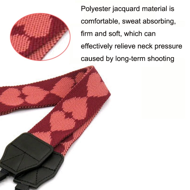 2PCS Cute Love Halter Neck Micro Single Card Machine SLR Camera Strap by bashfashion