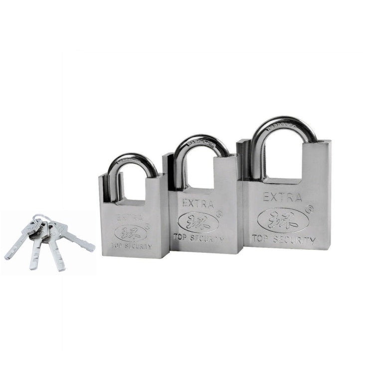 SIX-CYCLE Half-packed Blade Locks Anti-pick Locks, Size: 50mm(Independent Lock With 4 Keys) by bashfashion