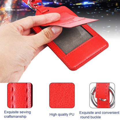 PU Leather Luggage Tag Multifunctional Suitcase Identification Tag(Rose Gold) by bashfashion