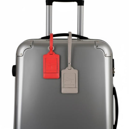 PU Leather Luggage Tag Multifunctional Suitcase Identification Tag(Black) by bashfashion