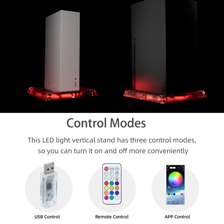 Game Console Symphony Cooling Base For Microsoft Xbox Series X/S(RGB Cooling Base) by bashfashion