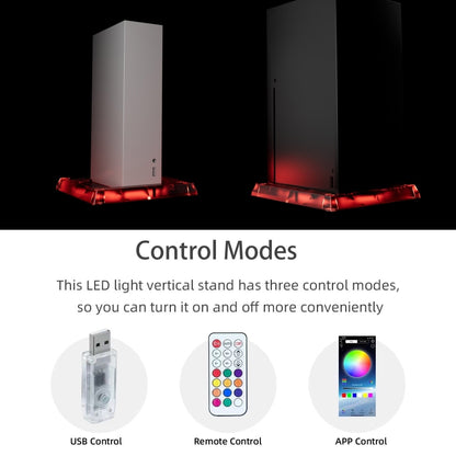 Game Console Symphony Cooling Base For Microsoft Xbox Series X/S(RGB Cooling Base) by bashfashion