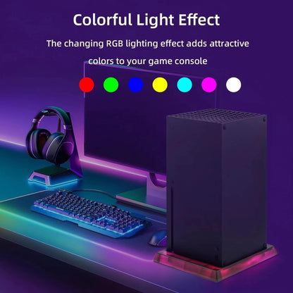 Game Console Symphony Cooling Base For Microsoft Xbox Series X/S(RGB Cooling Base) by bashfashion