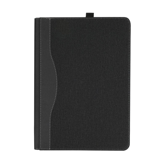 Leather All-inclusive Anti-drop Protective Case For Microsoft Surface Laptop Studio(Cotton Cloth Texture-Black) by bashfashion