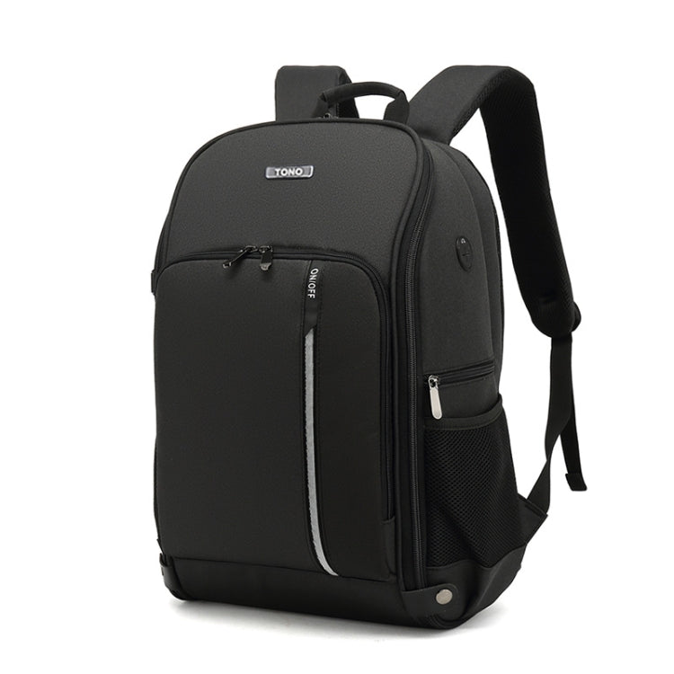 TONO LED Light SLR Digital Camera Backpack With USB Port(Black) by TONO