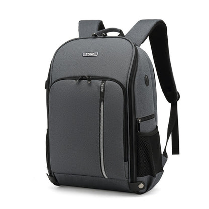 TONO LED Light SLR Digital Camera Backpack With USB Port(Grey) by TONO