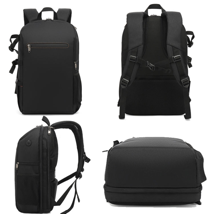 Oxford Cloth Waterproof Photography Backpack 17 Inch Laptop Backpack(Orange) by bashfashion