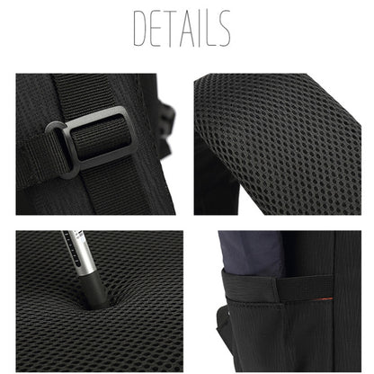 Oxford Cloth Waterproof Photography Backpack 17 Inch Laptop Backpack(Orange) by bashfashion