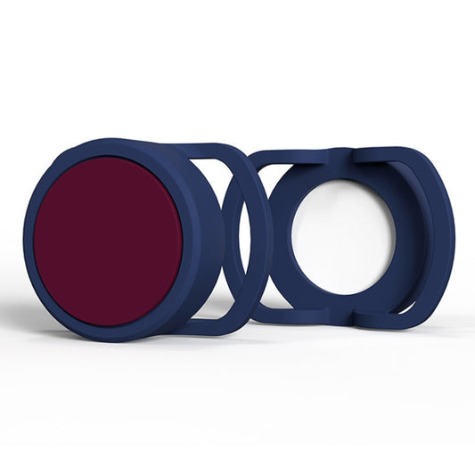 2 PCS Anti-Lost Tracker Silicone Case for AirTag,Size: 24mm(Midnight Blue+Wine Red) by bashfashion
