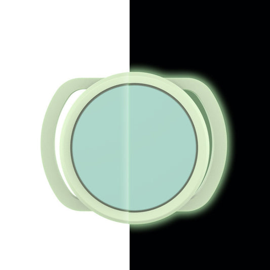 2 PCS Anti-Lost Tracker Silicone Case for AirTag,Size: 24mm(Luminous Green+Mint Green) by bashfashion