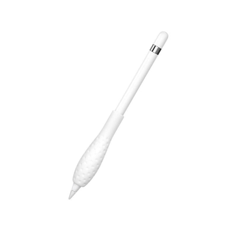 Tablet Stylus Pencil Silicone Case For Apple Pencil 1/2 Gen(White) by bashfashion