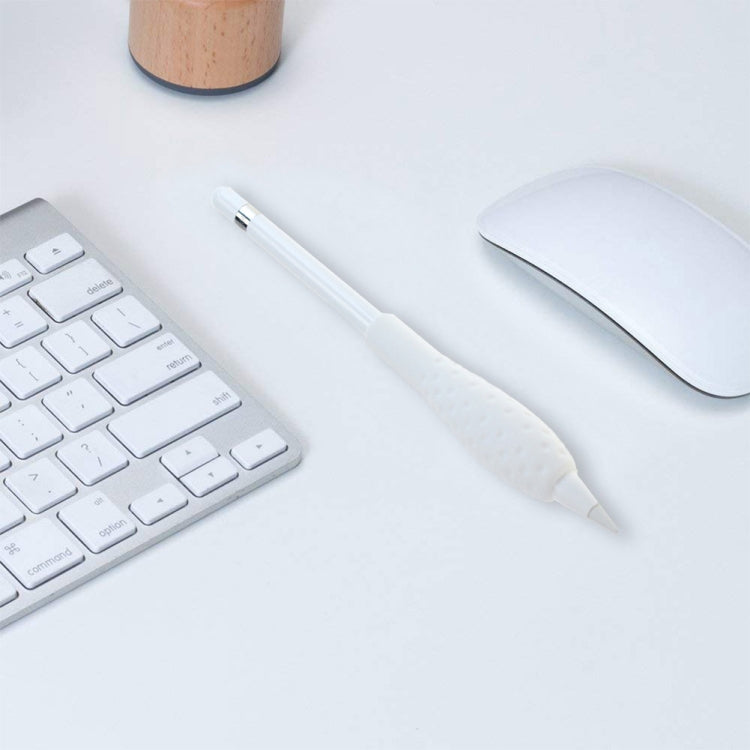 Tablet Stylus Pencil Silicone Case For Apple Pencil 1/2 Gen(White) by bashfashion