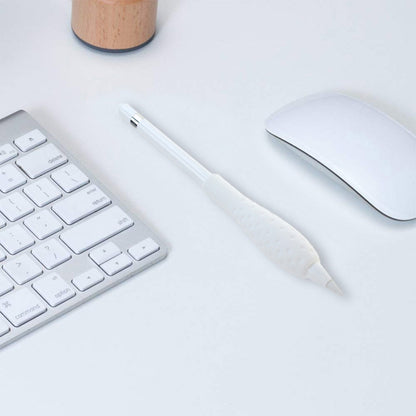 Tablet Stylus Pencil Silicone Case For Apple Pencil 1/2 Gen(White) by bashfashion