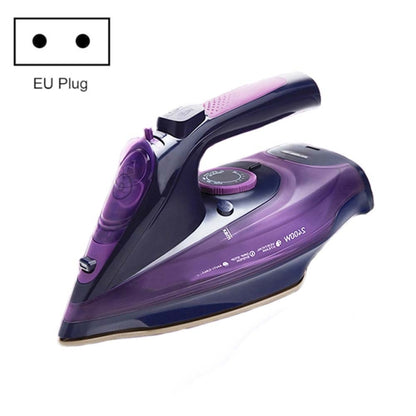 2400W Household Wireless Iron Handheld Steam Iron Garment Steamer,EU Plug(Purple) by bashfashion