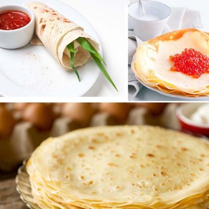 1200W Electric Pancake Pan Small Pancake Machine US Plug 110V by bashfashion