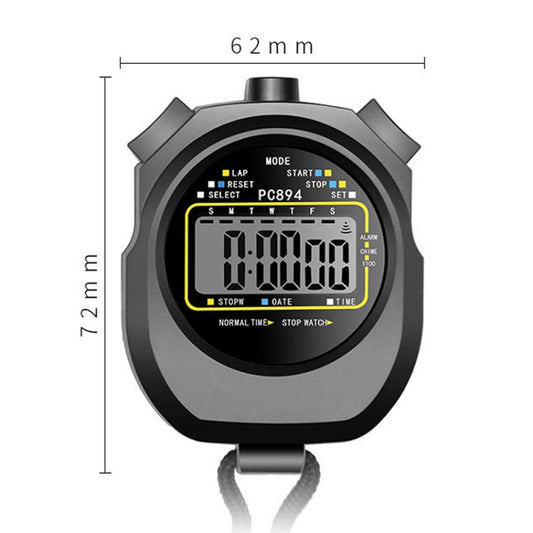 PC894 Electronic Stopwatch Timer Sports Fitness Training Referee Stopwatch by bashfashion