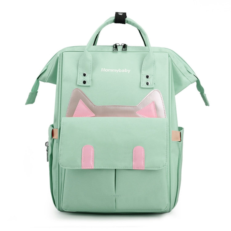 Maternity Bottle Diaper Storage Large Capacity Backpack Mummy Bag(Light Green) by bashfashion