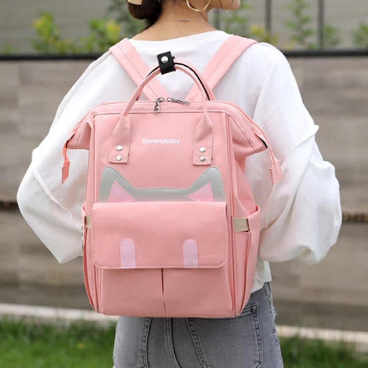 Maternity Bottle Diaper Storage Large Capacity Backpack Mummy Bag(Light Green) by bashfashion