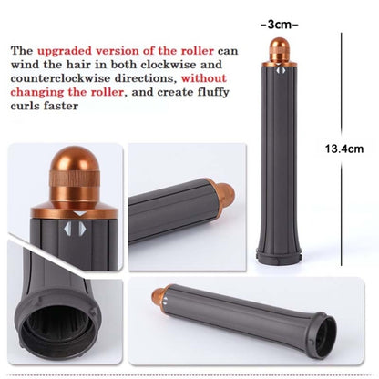 13.4cm Upgraded Long Barrel Curling Iron for Dyson i.d./HD01/02/03/04/08 Hair Dryer 30mm Red by bashfashion