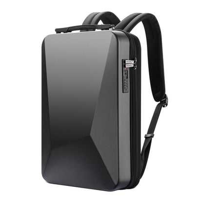 Bopai 61-93318A Hard Shell Waterproof Expandable Backpack with USB Charging Hole, Spec: Password (Black) by Bopai