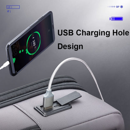 Bopai 61-121518 Multi-compartment Waterproof Expandable Backpack with USB Charging Hole(Black) by Bopai